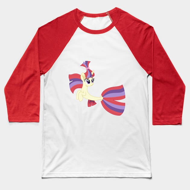 Moon Dancer seapony Baseball T-Shirt by CloudyGlow